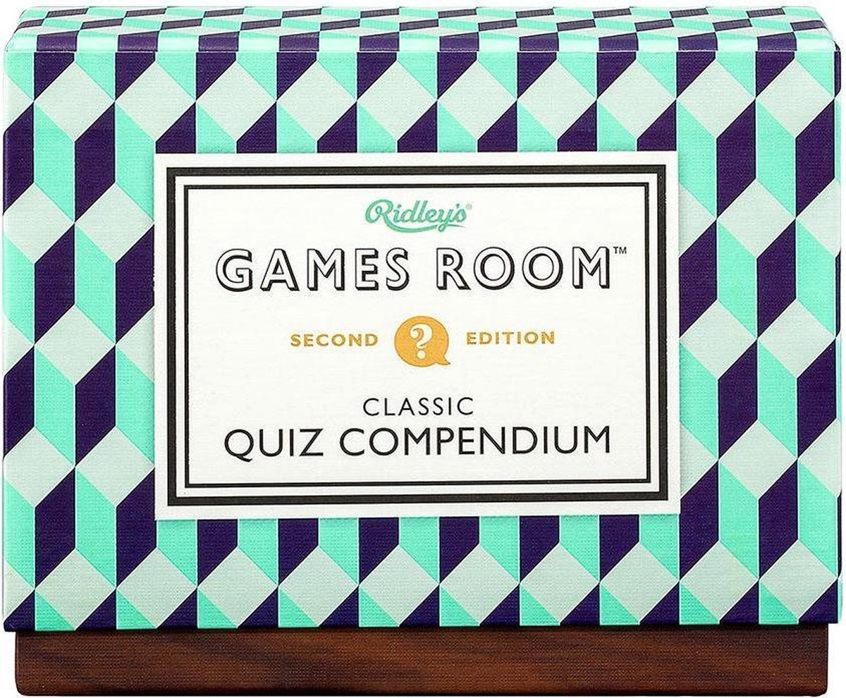 Ridleys Games Gezelschapsspel Games Room: Quiz Compendium 140-delig